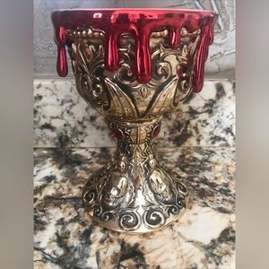 Bath & Body Works Chalice Cup 3 Wick Candle Holder 2023 Halloween New